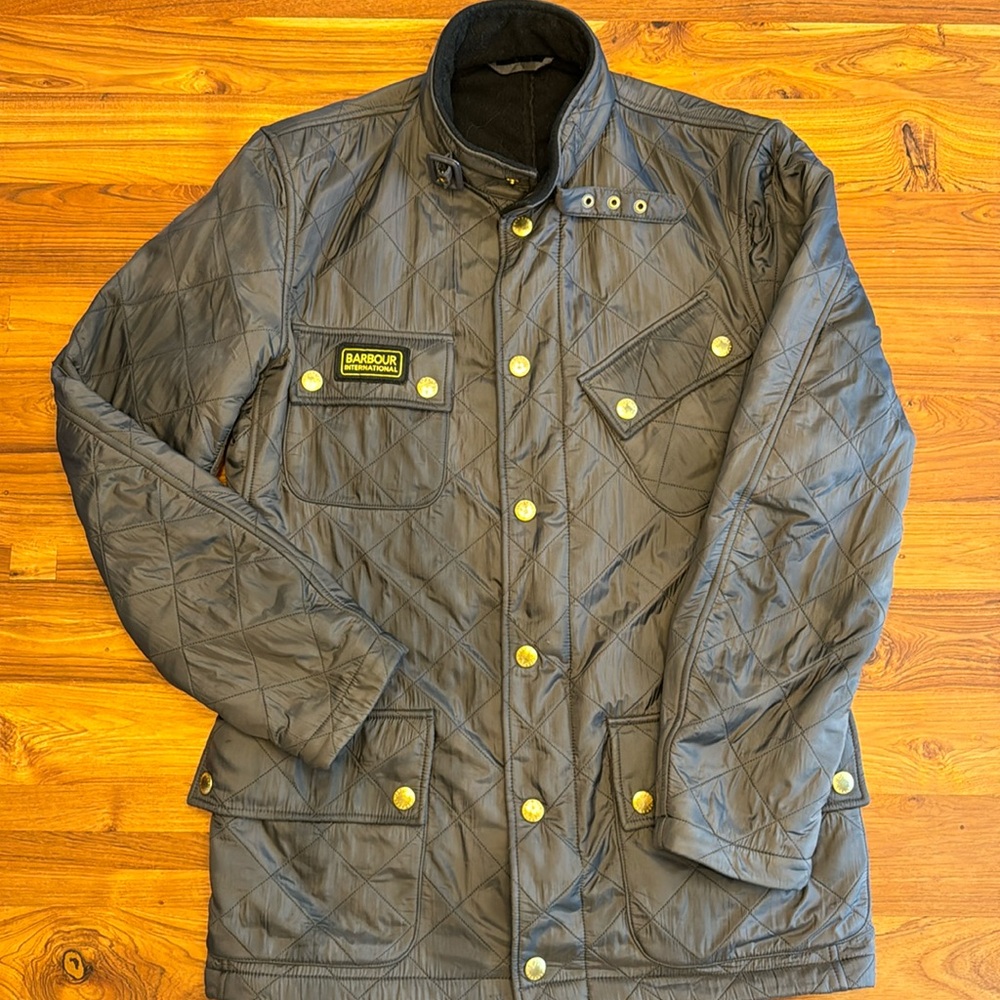 Barbour International quilted coat